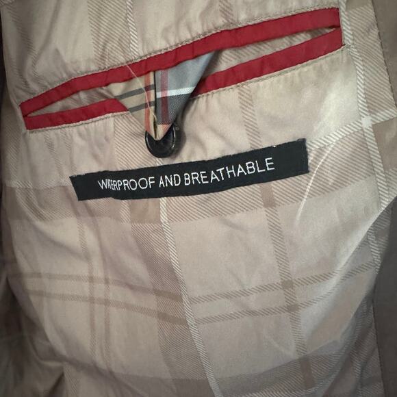 Barbour Men's Thurso Waterproof Detachable-Hood Jacket Tan Size XXL - Picture 5 of 10